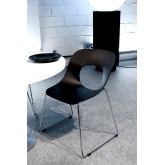 Chaise Hole - black